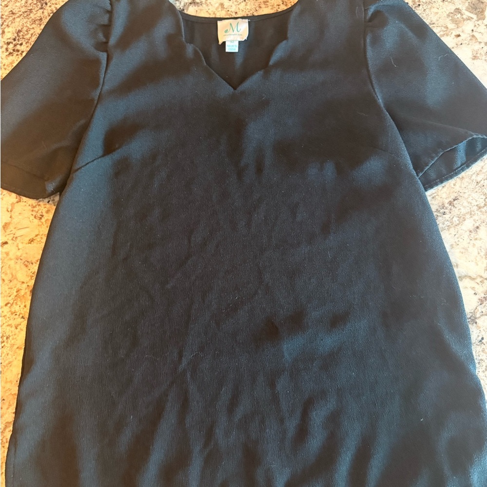Elegant Black Blouse by AC